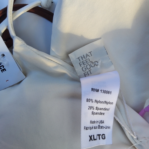 L*Space Sea Glass Halter Colorblock Bikini Swimsuit Top Size XL New - Picture 7 of 8